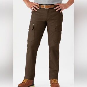 Duluth Trading Co. Size 34 X 28 Brown Flex Fire Hose Men’s Cargo Jeans